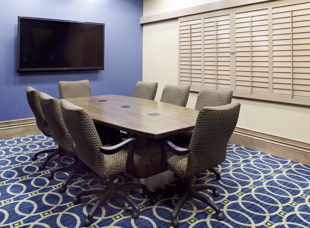 Professional boardroom setup at Texarkana Convention Center for business meetings in Texarkana