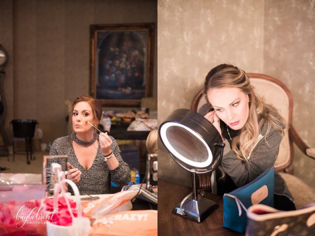 Bride getting ready at Texarkana Convention Center wedding venue in Texarkana TX.
